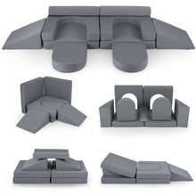 Load image into Gallery viewer, 10 PCS Modular Kids Play Sofa, Convertible Sofa Foam Couch