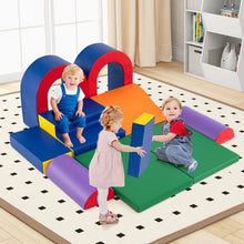 Load image into Gallery viewer, 10-Piece Foam Climbing Blocks for Crawling Climbing and Sliding