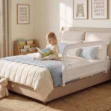 Load image into Gallery viewer, Bed Rail, Swing Down Toddler Safety Beds Guard with Adjustable Height