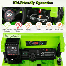 Load image into Gallery viewer, 12V Kids Ride on Dump Truck with Electric Dump Bed