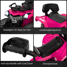 Load image into Gallery viewer, 12V Electric Powered Quad Vehicle with Spring Suspension Oversized Wheels and Storage Basket