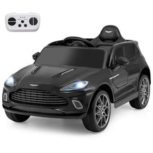 Load image into Gallery viewer, Kids Ride on Car, 12V Battery Powered Licensed Aston Martin DBX Toy Car with Remote Control (Pink)