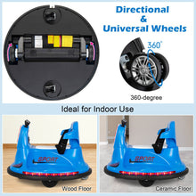 Load image into Gallery viewer, 12V Kids Ride On Electric Bumper Car with Dual Joysticks and Remote Control