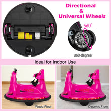 Load image into Gallery viewer, 12V Kids Ride On Electric Bumper Car with Dual Joysticks and Remote Control