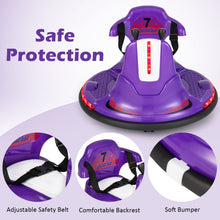 Load image into Gallery viewer, 12V Kids Ride On Electric Bumper Car with Dual Joysticks and Remote Control