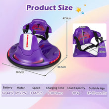 Load image into Gallery viewer, 12V Kids Ride On Electric Bumper Car with Dual Joysticks and Remote Control