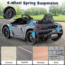 Load image into Gallery viewer, 12V Kids Ride on Car with Hydraulic Doors Licensed Lamborghini Revuelto