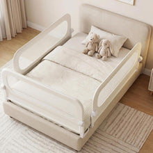 Load image into Gallery viewer, Bed Rail, Swing Down Toddler Safety Beds Guard with Adjustable Height