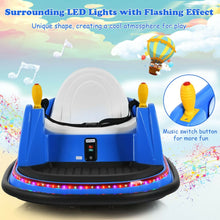 Load image into Gallery viewer, Kids Ride-On Bumper Car with Colorful Flashing Lights and Music