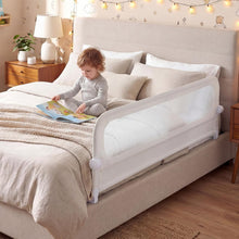 Load image into Gallery viewer, Bed Rail, Swing Down Toddler Safety Beds Guard with Adjustable Height