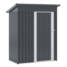 Load image into Gallery viewer, 181 x 153 cm Outdoor Storage Shed with Sloped Roof 2 Vents and Lockable Door
