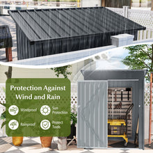 Load image into Gallery viewer, 181 x 153 cm Outdoor Storage Shed with Sloped Roof 2 Vents and Lockable Door