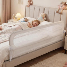 Load image into Gallery viewer, Bed Rail, Swing Down Toddler Safety Beds Guard with Adjustable Height