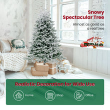 Load image into Gallery viewer, Pre-Lit Artificial Christmas Tree with PE PVC Branch Tips and Warm White LED Lights
