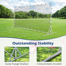 Load image into Gallery viewer, Portable Soccer Rebounder Net with Carry Bag, Sturdy Metal Frame