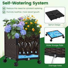 Load image into Gallery viewer, 200cm Garden Arch Trellis with 2 Planter Boxes for Climbing Plants