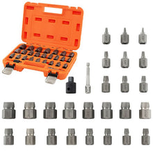 Load image into Gallery viewer, 27 Pieces Screw Extractor Set with 3/8 Inches Drive
