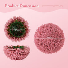 Load image into Gallery viewer, 2 Pieces Artificial Plant Topiary Balls with 7 Layers Leaves