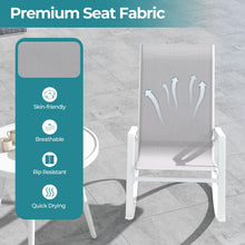 Load image into Gallery viewer, 2 Pieces Patio Rocking Chairs with Ergonomic Backrest and Safe Stoppers