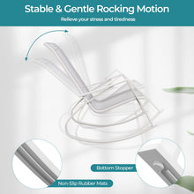 Load image into Gallery viewer, 2 Pieces Patio Rocking Chairs with Ergonomic Backrest and Safe Stoppers