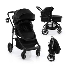 Load image into Gallery viewer, 2 in 1 High Landscape Stroller with Reversible Seat and Adjustable Backrest and Canopy