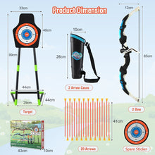 Load image into Gallery viewer, Kids Bow and Arrow Set with 20 Suction Cup Arrows