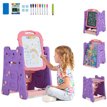 Load image into Gallery viewer, 3 in 1 Kids Art Easel, Double Sided Drawing Board