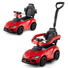 Load image into Gallery viewer, 3 in 1 Ride on Push Car, Licensed Toyota Stroller Sliding Walking Car with Handle