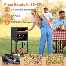 Load image into Gallery viewer, 30 cm Outdoor Pizza Oven Pizza Peel and Oxford Cloth Cover