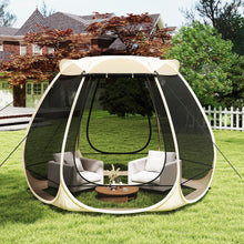 Load image into Gallery viewer, 310 X 270 CM Foldable Outdoor Screened Camping Tent Gazebo