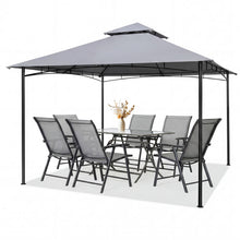 Load image into Gallery viewer, 330 x 330 cm Patio Gazebo Outdoor Gazebo with Heavy-Duty Metal Frame