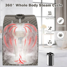 Load image into Gallery viewer, 3L Portable Steam Sauna with 9-Level Temperature and Folding Chair