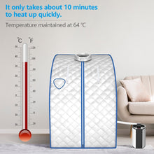Load image into Gallery viewer, 3L Portable Steam Sauna with 9-Level Temperature and Folding Chair