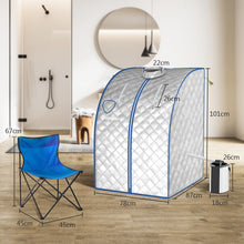 Load image into Gallery viewer, 3L Portable Steam Sauna with 9-Level Temperature and Folding Chair