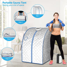Load image into Gallery viewer, 3L Portable Steam Sauna with 9-Level Temperature and Folding Chair