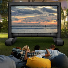 Load image into Gallery viewer, 15FT Inflatable Projector Screen 16:9 HD Double Side Movie Screen w/ Carry Bag