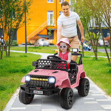 Load image into Gallery viewer, 3 Speeds Battery Powered Kids Ride on Truck Car with Parental Remote