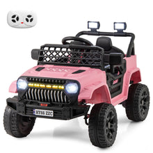 Load image into Gallery viewer, 3 Speeds Battery Powered Kids Ride on Truck Car with Parental Remote