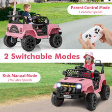 Load image into Gallery viewer, 3 Speeds Battery Powered Kids Ride on Truck Car with Parental Remote