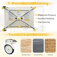 Load image into Gallery viewer, 3 in 1 Convertible Bassinet Cot with Changing Table and Toy Bar
