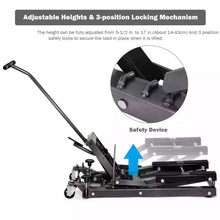 Load image into Gallery viewer, Costway 1500 LBS Hydraulic Motorcycle/ATV Jack Lift Hoist Jacks Black