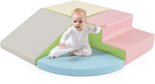 Load image into Gallery viewer, 4 Pieces Kids Climb & Crawl Play Equipment, Multifunctional Toddler Activity Set