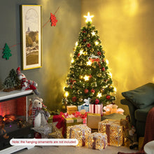 Load image into Gallery viewer, 5FT Fiber Optic Artificial Christmas Tree with 21 Star LED Lights