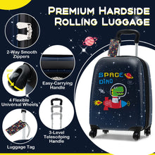 Load image into Gallery viewer, 5 Piece Kids Luggage Set Carry-on Children Rolling Suitcase Set with Backpack