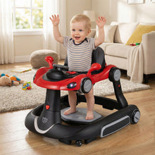 Load image into Gallery viewer, 6-in-1 Baby Walker Toddler Push Car with Canopy and Wheels