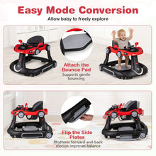 Load image into Gallery viewer, 6-in-1 Baby Walker Toddler Push Car with Canopy and Wheels