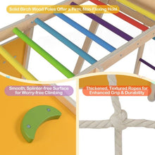Load image into Gallery viewer, 6-in-1 Jungle Gym with Slide and Rock Climbing for 3-14 Years Olds