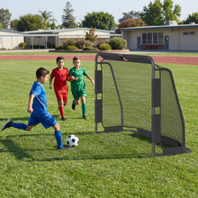 Load image into Gallery viewer, 6 x 4 ft Soccer Goal Set for Backyard with Net and Anchoring System