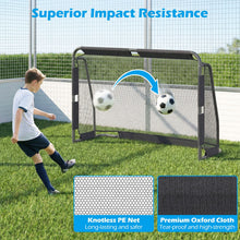 Load image into Gallery viewer, 6 x 4 ft Soccer Goal Set for Backyard with Net and Anchoring System