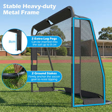 Load image into Gallery viewer, 6 x 4 ft Soccer Goal Set for Backyard with Net and Anchoring System